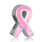 Pink Ribbon Breast Cancer Awareness Charm