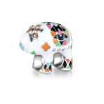 Colorful Lucky Elephant Charm 925 Sterling Silver
