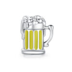Beer Glass Charm 925 Sterling Silver