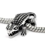 Silver Gator Charm