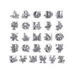 Initial Letter Charm 925 Sterling Silver