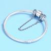 sparklingbluesafetychaincharmbracelet loulucharms2