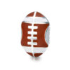 wostu fashion new 925 sterling silver american football sport ball charm beads fit charm bracelet diy