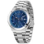 Men's Analog Watch - 24cm Stainless Steel Strap, Chronograph, Water Resistant