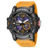 men's analog digital sport watch 54mm 22mm strap, water resistant