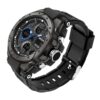 anadigi sport men's watch led display, silicone strap, water resistant