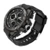 anadigi sport men's watch led display, silicone strap, water resistant