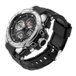 Anadigi Sport Men's Watch - LED Display, Silicone Strap, Water Resistant