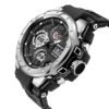 anadigi sport men's watch led display, silicone strap, water resistant
