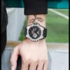 anadigi sport men's watch led display, silicone strap, water resistant