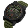 anadigi military sport men's watch led display, water resistant
