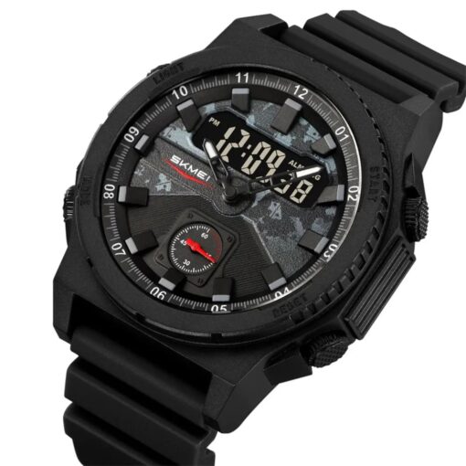 anadigi military sport men's watch led display, water resistant