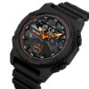 anadigi military sport men's watch led display, water resistant