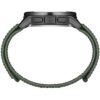 men's digital watch nylon strap, carbon fiber case, 45mm hardlex display