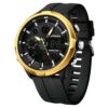 img 163 anadigi sport men's watch 53mm — silicone strap, acrylic crystal, water resistant, analog digital ( (6)