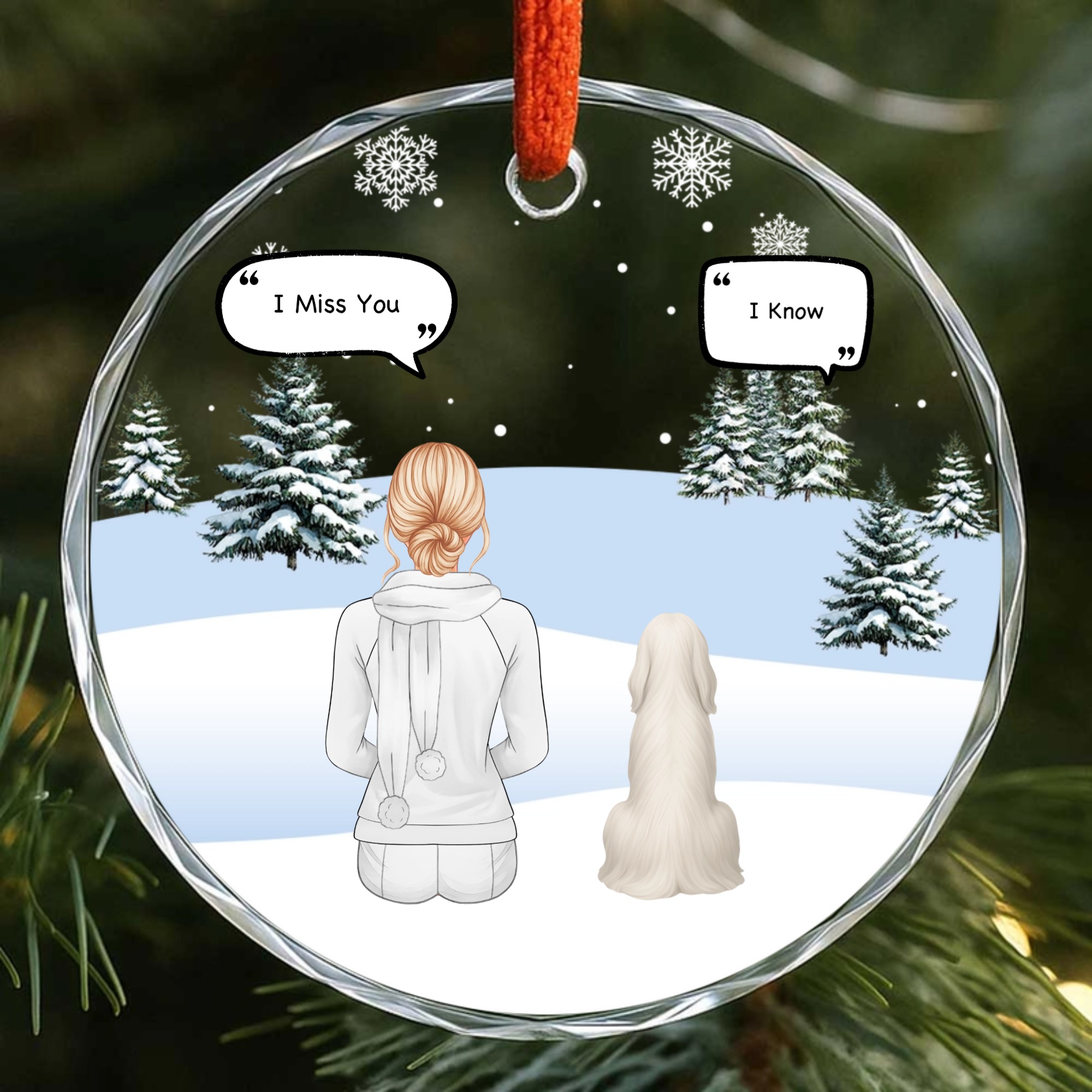Customily check blank acrylic ornaments